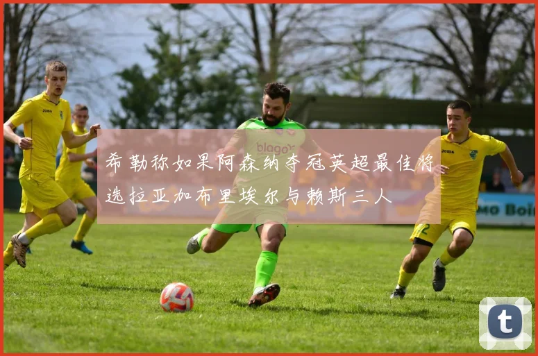 希勒称如果阿森纳夺冠英超最佳将选拉亚加布里埃尔与赖斯三人